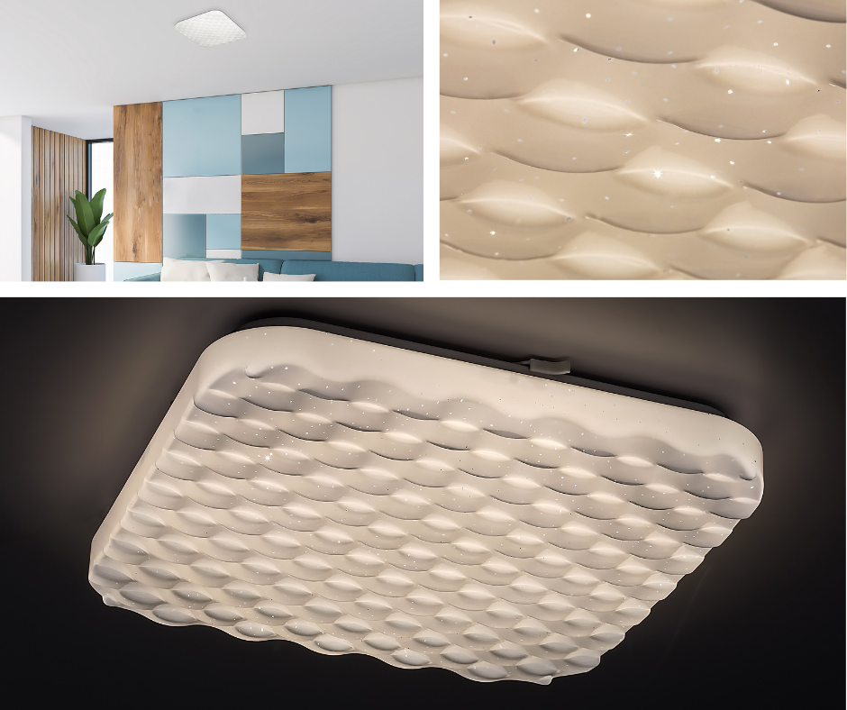 Stropné LED svietidlo Eldrick2 je vzrušujúcim riešením svojou funkciou aj dizajnom. Stropné svietidlo Eldrick2 LED, stelesnenie skutočne vzrušujúceho tvaru, povrchovej štruktúry a dizajnu.